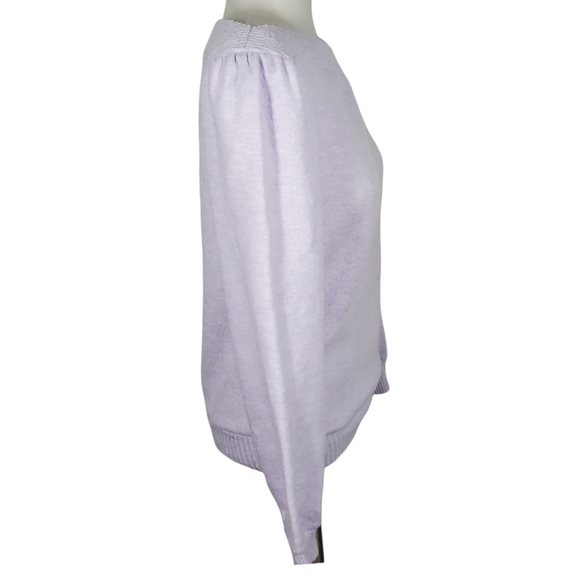 VARIETY Purple Boatneck Embroidered Sweater sizeM - Picture 8 of 13